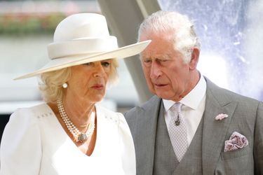 La duchesse de Cornouailles Camilla et le prince Charles au Royal Ascot, le 15 juin 2022 