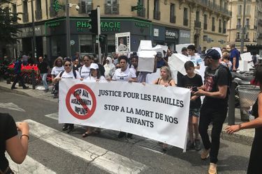Les familles des victimes d'assassinats à Marseille ont manifesté mercredi.