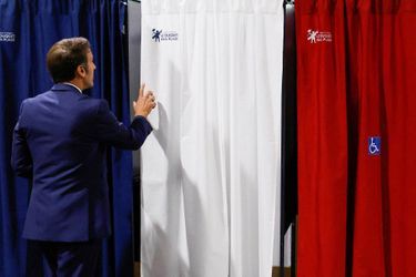 Emmanuel Macron a voté au premier tour au Touquet.