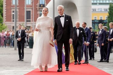 La princesse Ingrid Alexandra de Norvège avec le Premier ministre Jonas Gahr Støre à Oslo, le 16 juin 2022