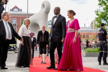 La princesse Märtha Louise de Norvège et son fiancé Durek Verrett à Oslo, le 16 juin 2022