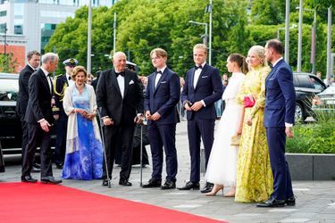 La princesse Ingrid Alexandra de Norvège avec sa famille à Oslo, le 16 juin 2022