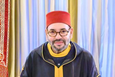 Le roi Mohammed VI du Maroc, le 7 avril 2022