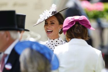 Kate Middleton aux courses du Royal Ascot, le 17 juin 2022.