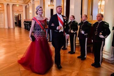 La reine Maxima et le roi Willem-Alexander des Pays-Bas à Oslo, le 17 juin 2022