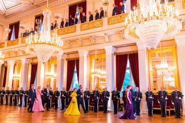 La famille royale norvégienne à Oslo, le 17 juin 2022