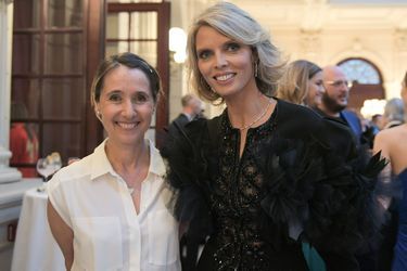 Alexia Laroche-Joubert et Sylvie Teller au gala des Bonnes Fées, le 14 juin 2022.