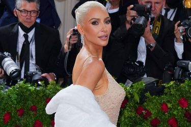 Kim Kardashian au gala du Met, au Metropolitan Museum of Art, à New York, le 2 mai 2022.