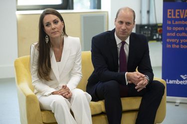 Kate Middleton et le prince William rencontrent des talents de la communauté caribéenne chez Elevate à Londres le 22 juin 2022, à l&#039;occasion du Windrush Day.
