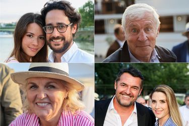 Emilie Broussouloux, Thomas Hollande, Luis Fernandez, Valérie Damidot, Arnaud Ducret et Claire Francisci le 21 juin 2022 à Paris.