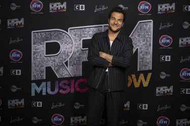 Amir au RFM Music Show à Levallois-Perret, le 18 juin 2022. 