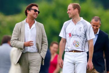 Thomas van Straubenzee est venu encourager le prince William à un match de polo à Ascot, en mai 2014.