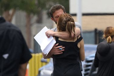 Ben Affleck et Jennifer Lopez le 21 juin 2022 à Los Angeles.