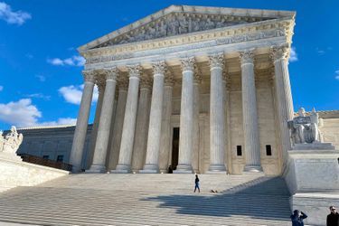 La Cour suprême, à Washington.