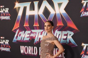 Natalie Portman à la première mondiale du film "Thor: Love and Thunder" à Hollywood, le 23 juin 2022. 
