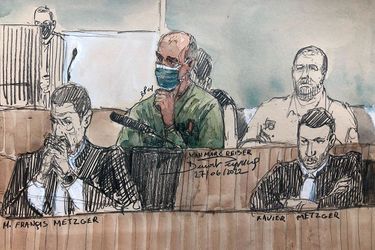Jean-Marc Reiser a gardé le masque lors de l'audience, à la Cour d'assises de Strasbourg. 