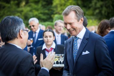 Le grand-duc Henri de Luxembourg au château de Berg, le 28 juin 2022