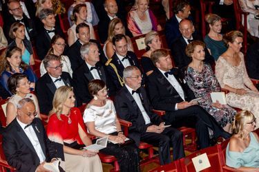 La reine Maxima et le roi Willem-Alexander des Pays-Bas avec le couple présidentiel autrichien à Vienne, le 29 juin 2022