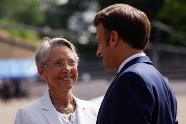Elisabeth Borne et Emmanuel Macron le 18 juin 2022.
