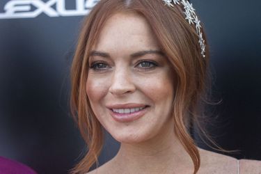 Lindsay Lohan à la Melbourne Cup en 2019. 