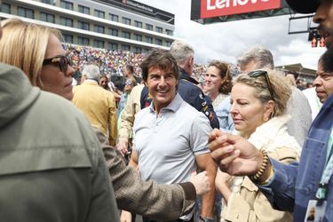 Tom Cruise au Grand Prix F1 de Grande-Bretagne, à Silverstone, le 3 juillet 2022.