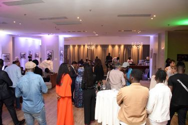 Le vernissage de l’exposition «Stars : Horizons Africains», à l’hôtel Pullman Teranga de Dakar, le 19 mai 2022.