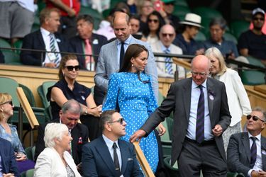 Kate Middleton, duchesse de Cambridge, et le prince William au tournoi de Wimbledon à Londres, le 5 juillet 2022