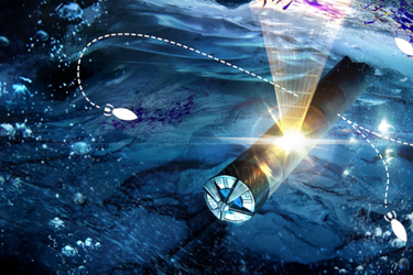 Des petits sous-marins largués par un long câble perçant la croûte de glace : c&#039;est le projet fou de la NASA pour explorer les océans du Système solaire. 