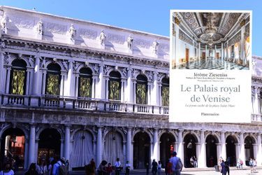 L'aile napoléonienne du musée Correr de Venise (façade de l’ancien Palais royal) en septembre 2020 au moment de l’exposition «l'Età dell'Oro» de Fabrizio Plessi 