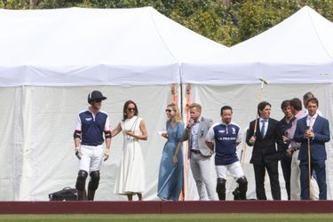 Le prince William et Kate Middleton au match de polo caritatif Out-Sourcing Inc au Guards Polo Club, Smiths Lawn à Windsor le 6 juillet 2022.