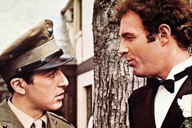 Al Pacino et James Caan dans «Le Parrain» en 1972.