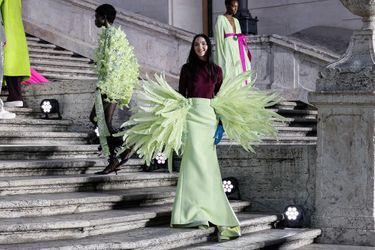 Défilé Valentino haute couture automne-hiver 2022-2023 à Rome, le 8 juillet 2022. 