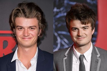 Joe Keery (Steve) avait 23 ans lors du tournage de la première saison de «Stranger Things» en 2015.Né en 1992, il a fêté ses 30 ans en 2022.(À gauche : à la projection de «Stranger Things» à Los Angeles en juillet 2016, à droite : à la projection de «Stranger Things» à New York en mai 2022)