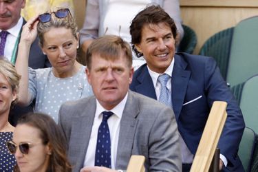 Tom Cruise au tournoi de Wimbledon, à Londres, le 9 juillet 2022.