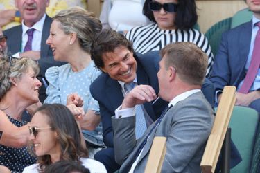Tom Cruise au tournoi de Wimbledon, à Londres, le 9 juillet 2022.