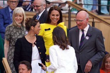 Kate Middleton au tournoi de Wimbledon, à Londres, le 9 juillet 2022.