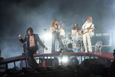 Concert du groupe de rock Maneskin à Rome, le 9 juillet 2022. 