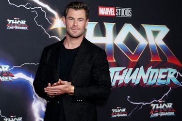 Chris Hemsworth à l'avant-première de "Thor: Love and Thunder", à Sydney, en Australie, le 27 juin 2022.