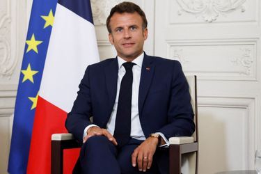 Emmanuel Macron lors du sommet «Choose France», à Versailles, le 11 juillet 2022.