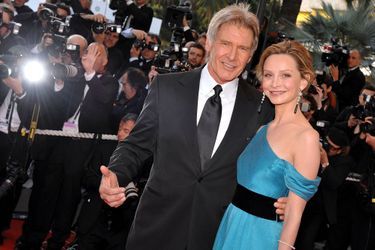 Harrison Ford et sa femme Calista Flockhart au Festival de Cannes en 2008, pour la sortie du film "Indiana Jones et le Royaume du crâne de cristal".