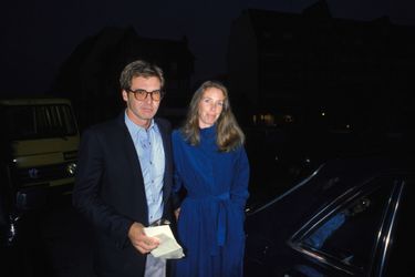 Harrison Ford et sa femme Melissa Mathison à Paris dans les années 1980. 