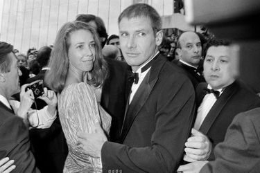 Harrison Ford et sa femme Melissa Mathison au Festival de Cannes en 1985. 
