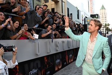 Ryan Gosling à l'avant-première du long-métrage d'action «The Gray Man», à Los Angeles, le 13 juillet 2022.