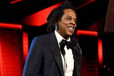 Jay-Z lors de la 36e cérémonie des Rock & Roll Hall Of Fame Induction, à Cleveland, dans l'Ohio, le 30 octobre 2021.