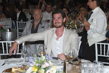 Andrew Garfield lors du dîner du Ischia Global Film Festival en Italie, le 16 juillet 2022. 