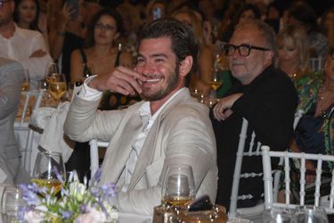 Andrew Garfield lors du dîner du Ischia Global Film Festival en Italie, le 16 juillet 2022. 
