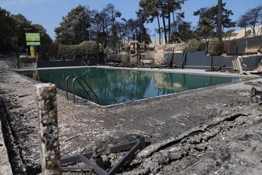 Les campings de la dune du Pilat, en Gironde, ont été rasés par les flammes de l'incendie de La Teste-de-Buch.