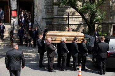 La famille Trump aux obsèques d'Ivana Trump, morte à 73 ans la semaine dernière.