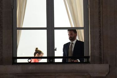 Jennifer Affleck (Lopez) et son mari Ben Affleck en lune de miel à Paris. Le 21 juillet 2022