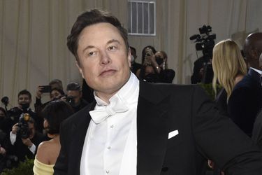 Elon Musk au gala du Met, en mai 2022.